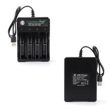 #Special Offers 18650 Battery Charger Black 4 Slots Li-ion Battery 3.7V Rechargeable Universal USB Independent Portable Electronic #Special Offers 18650 Battery Charger Black 4 Slots Li-ion Battery 3.7V Rechargeable Universal USB Independent Portable Electronic