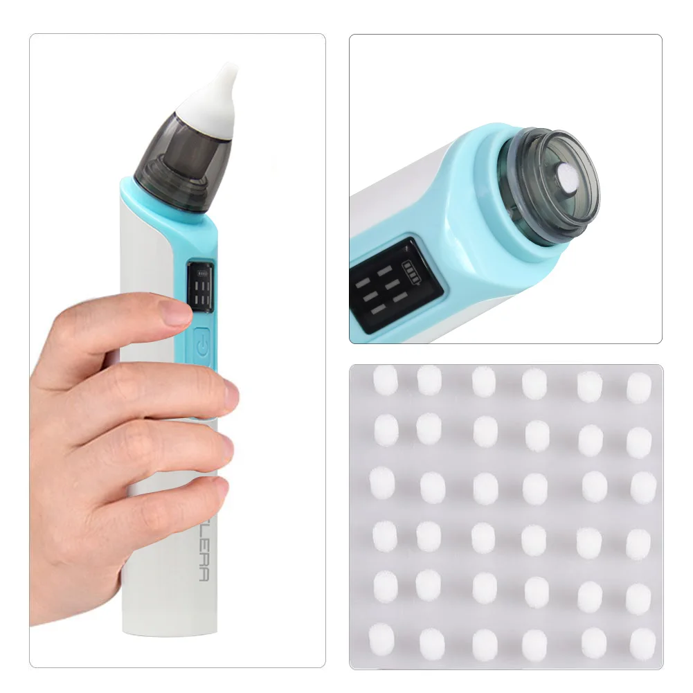 ELERA Filter Sponge Nasal Aspirator Accessories Sponge Prevent Nasal Mucus From Blocking The Nasal Aspirator Spare Parts 3