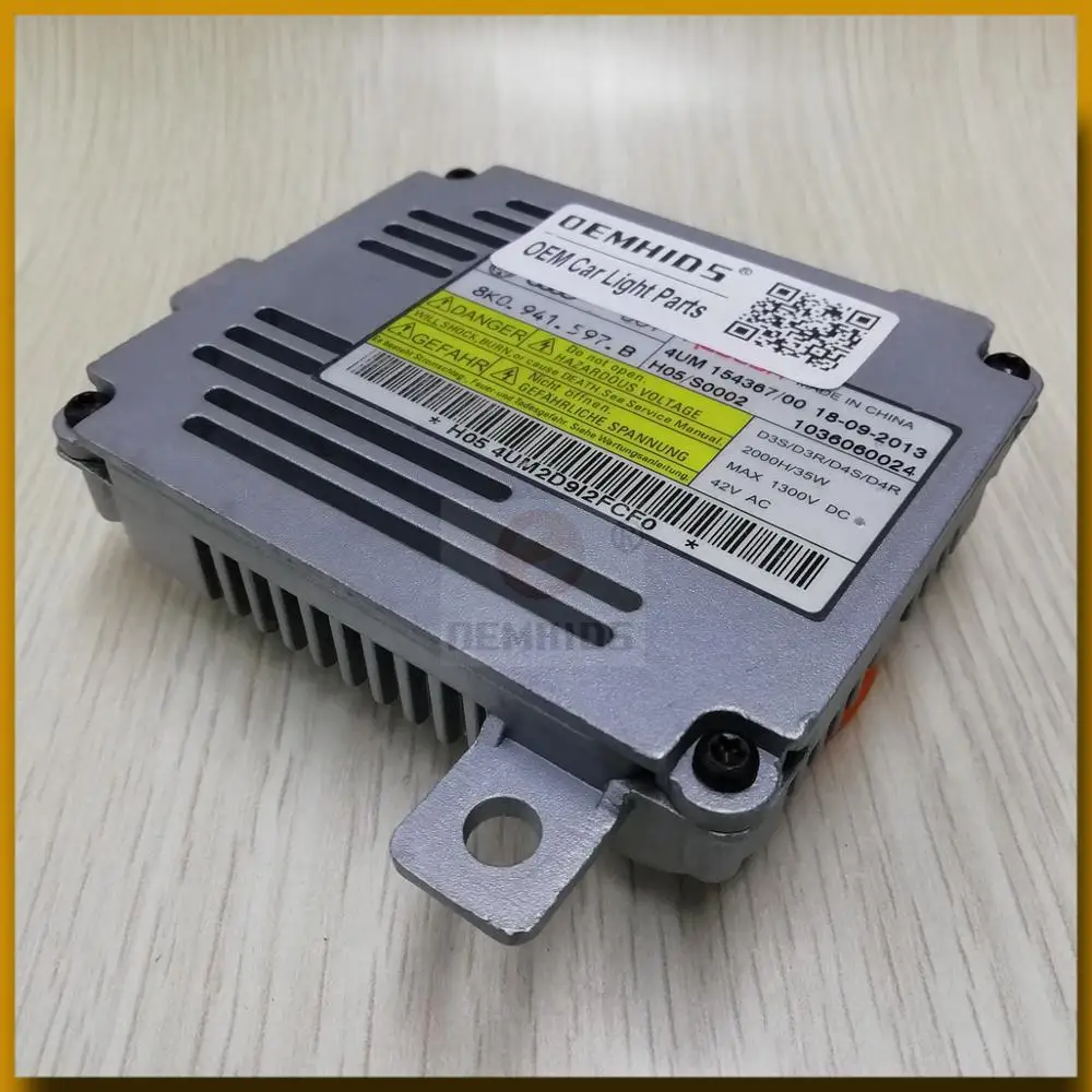 1 шт. OEMHIDS оригинальный б/у D3S D3R 4KC15436700 1036060014 для 2010 2013 A6 A4 A3 Q5 Q3 xenon балласт