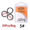 20 pieces/pack Stainless Steel fishing Split Rings Lures rings connector Fishing gear with 5/6/8mm Fishing accessories tackle ► Photo 3/6