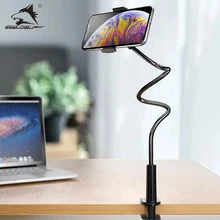 Coolwolf suporte do telefone cama gooseneck montagem braço flexível 360 suporte clipe de montagem braçadeira suporte para o telefone celular xs max 8plus samsungs10