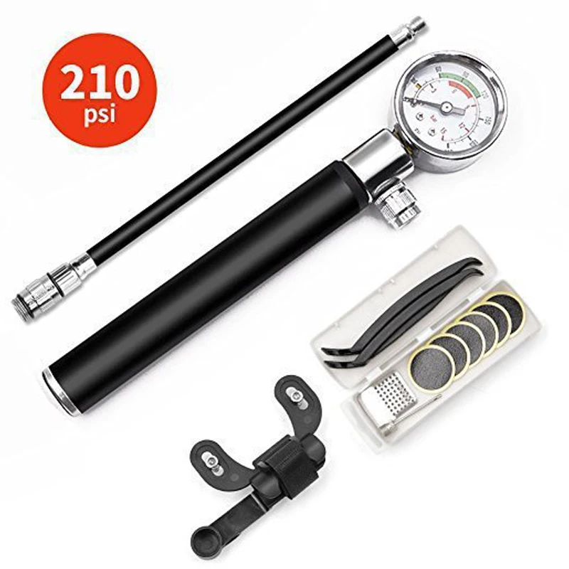 Portable High Pressure Bicycle Pump MTB Road Cycling Tire Inflator Football Basketball Pump Bike Repair Manual Inflator air pump,bike pump,bicycle pump,bike tire inflator,ball pump