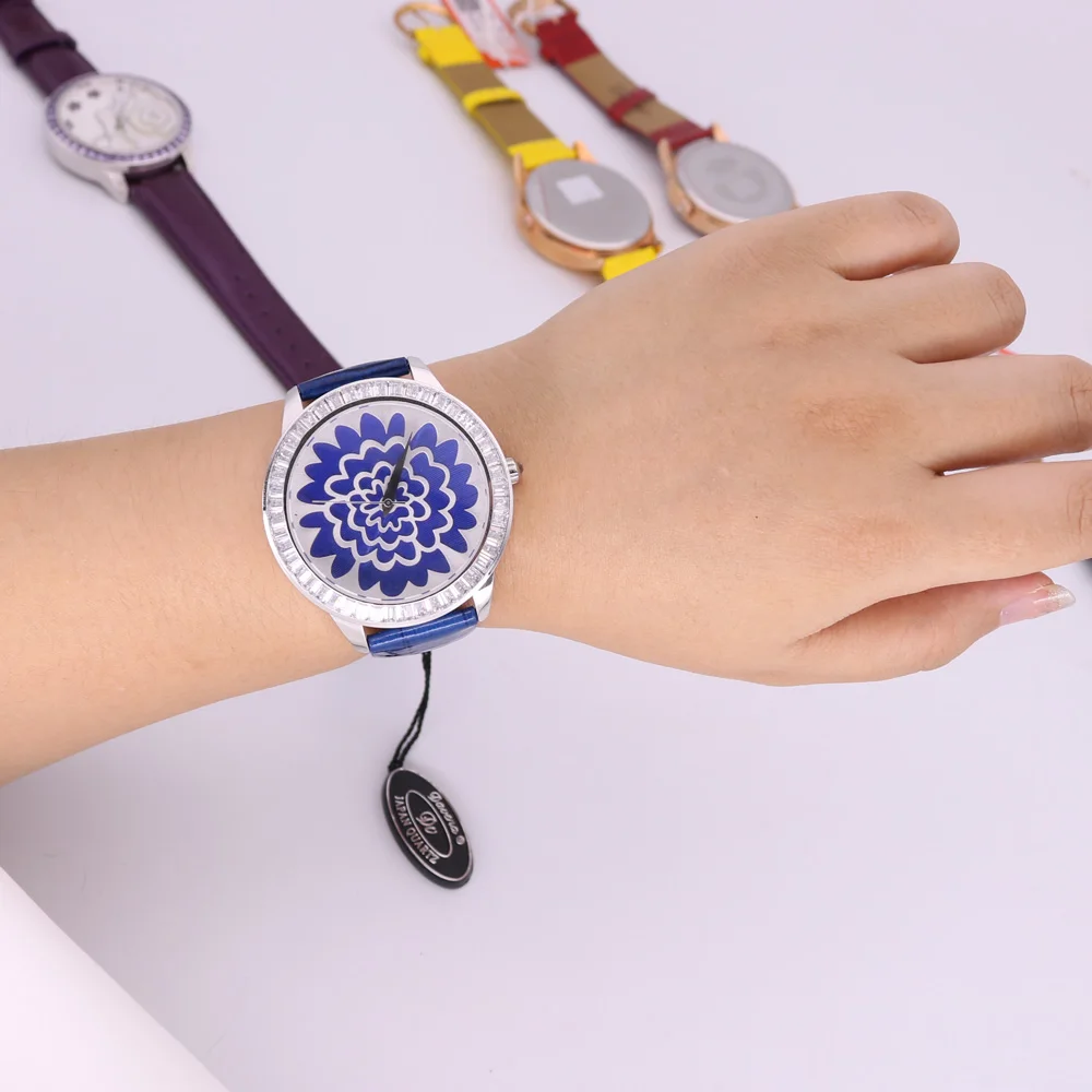 SALE!!! Discount Davena Crystal Old Types Lady Women's Watch Japan Mov't Fashion Hours Bracelet Leather Girl's Gift No Box