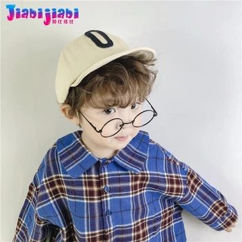 

Takes Baby Summer Hat For Kid Boy Sunshade Baseball Cap Girl Toddler Flat Cap Children Handsome letter UV Sun Visor Cap 2-8 Old