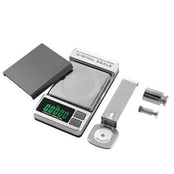 

Turntable Stylus Jewelry Weight Electronic Dual Use Hanging LCD Display Portable Force Gauge Digital Scale Gram Backlight Pocket