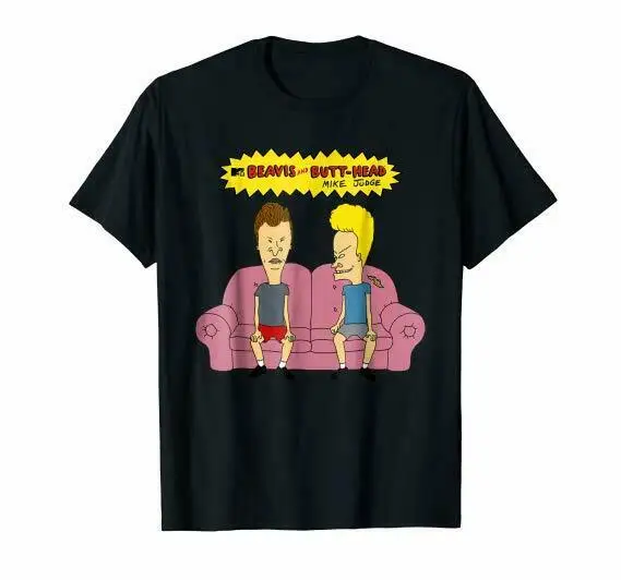 MTV Beavis и Butthead футболка с диваном винтажная классическая мужская женская S-3XL