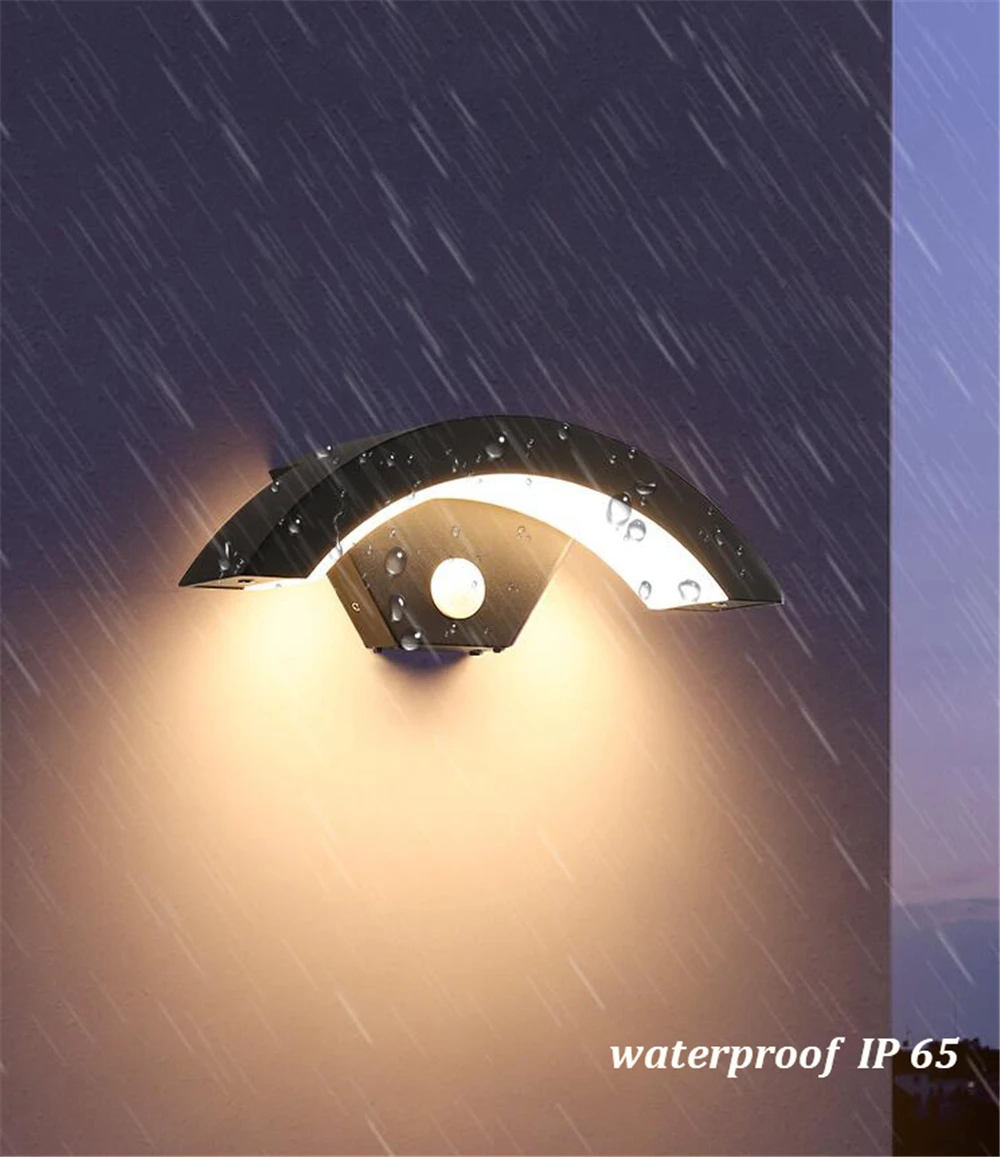 Modern Outdoor Waterproof Wall Lamp Human Body