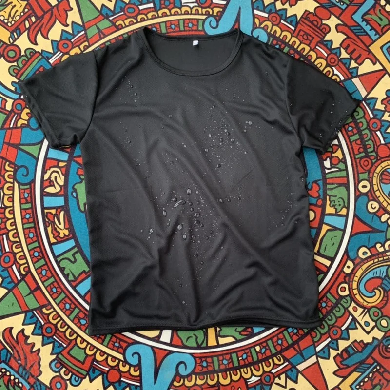 WANAYOU Мужская водонепроницаемая анти-Грязная походные футболки дышащая быстросохнущая футболка с короткими рукавами Мужская футболка с защитой от загрязнения