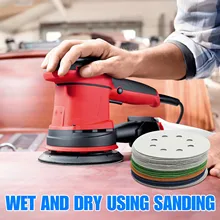 

40PCS 8 Hole 5-inch Sanding Discs Hook Loop Sandpaper Orbital Sander Set 5inch 3000-10000Grit Sanding Discs