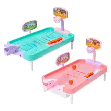 Juego de baloncesto de mesa portátil, novedad, juguetes de interacción entre padres e hijos, mesa divertida, reducir S