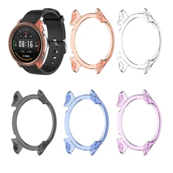 

TPU Protective Case Anti-Scratch Cover for XIAOMI Watch Color Accessories Watch Front Transparent Housing Shell Cover