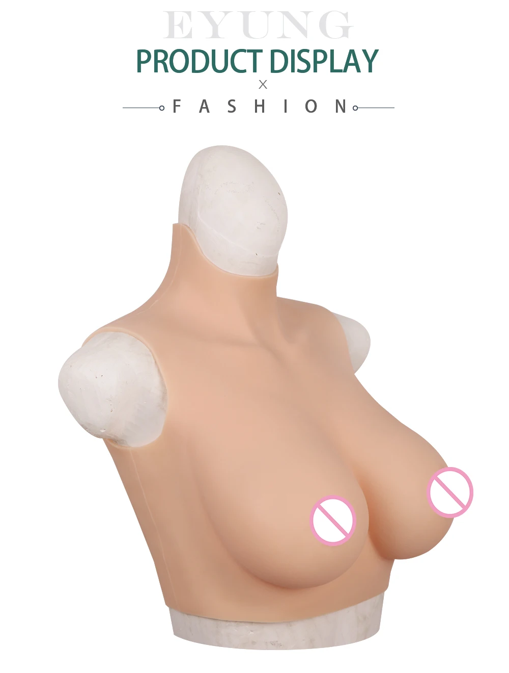 E cup Food grade silicone breast form Gel filling Breast plate Tit for crossdresser drag queen sissy cosplay fake boobs Chest (6)
