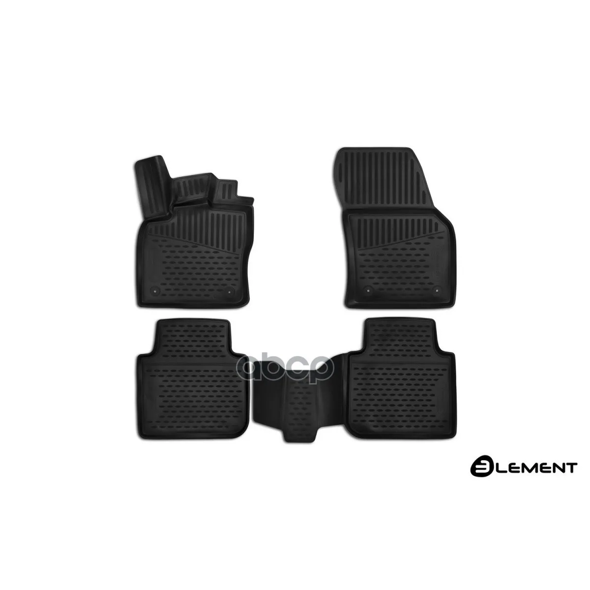 Коврики 3d В Салон Skoda Kodiaq,-, 4 Шт.(Полиуретан) ELEMENT арт. ELEMENT3D4519210k