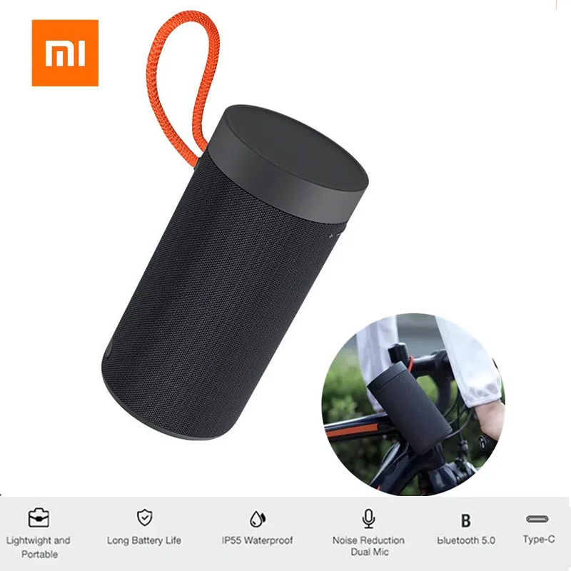 

Original Xiaomi Wireless bluetooth 5.0 Speaker Outdoors Dual-mic Noise Reduction Type-C Charging Loud Speaker Portable