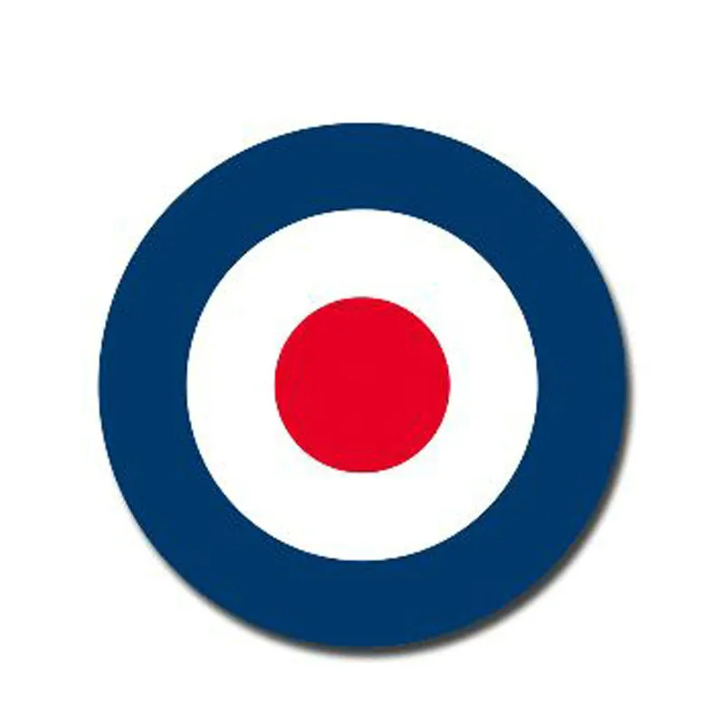 Dawasaru глянцевая виниловая наклейка s Раф круглая The Who Mod Target Vespa Светоотражающая