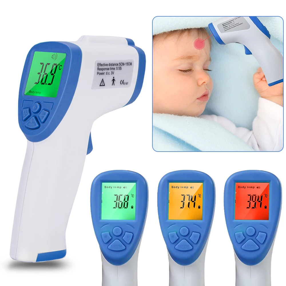 

Forehead Thermometer Non Contact Infrared Thermometer Body Temperature Fever Digital Measure Tool for Baby Adult drop shipping