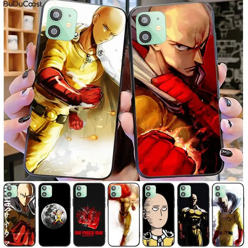 

One Punch Man DIY phone Case cover Shell For iphone 11 Pro11 Pro Max X XS XR XS MAX 8plus 7 6splus 5s se 7plus case