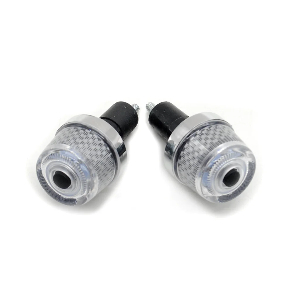 Sale Sales Colorful Waterproof Bike Bicycle Motorcycle  End LED Plug Lights with RGB LED Flash Lamps for 7/8 inch 10