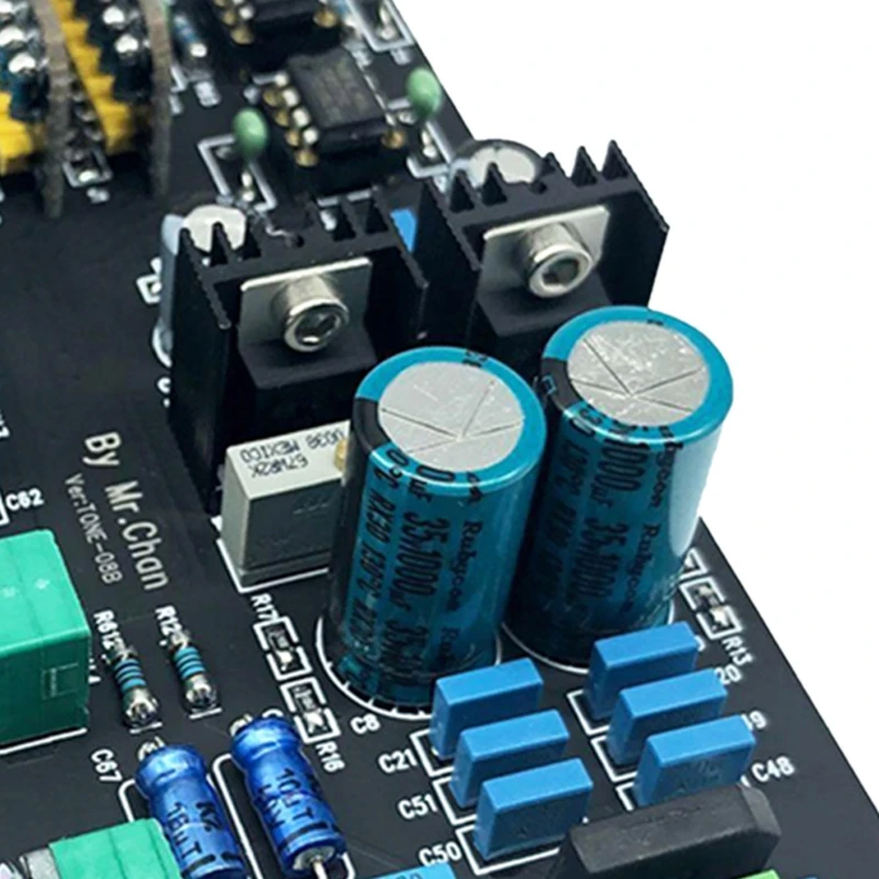 Preamp tone board upc4570c op amplificador estéreo