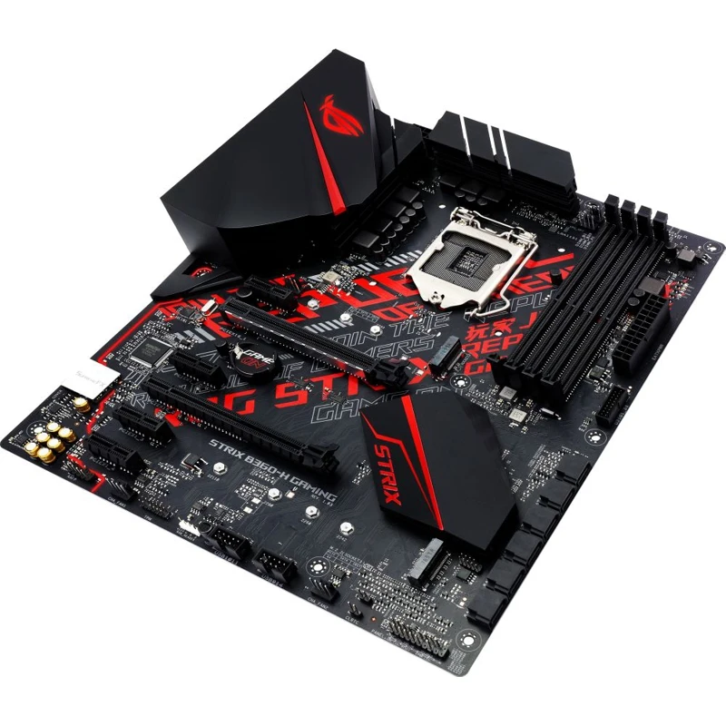 Материнская плата Asus ROG STRIX B360-H GAMING Soc-1151v2 Intel B360 4xDDR4 ATX AC`97 8ch(7.1) GbLAN