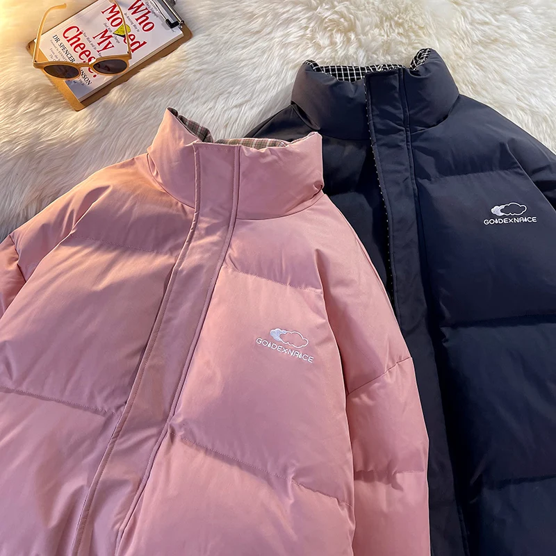 

HAWAIFISH Parka Men Stand Up Collar Waterproof Clothing Casual Thick Jacket 2021 New Autumn And Winter Warm Cotton Jacket