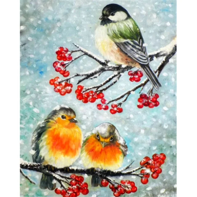 Diamond Painting Animal Bird 5d Diy Mosaic Full Square Round Drill Diamant Of Rhinestone Daimond Embroidery Pictures | Дом и сад