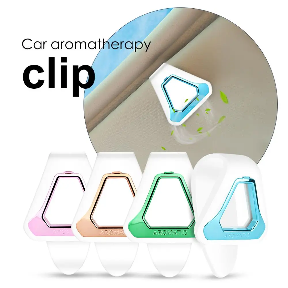 

Mini Car air freshener LED smell conditioning Ventilation outlet Perfume Clip fresh aromatherapy fragrance Auto alloy accessorie