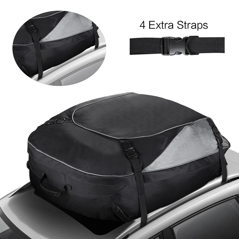 105x90x45Cm Car Roof Bag Luggage Case Waterproof Cargo Luggage Rack for Vehicles with Roof Rack