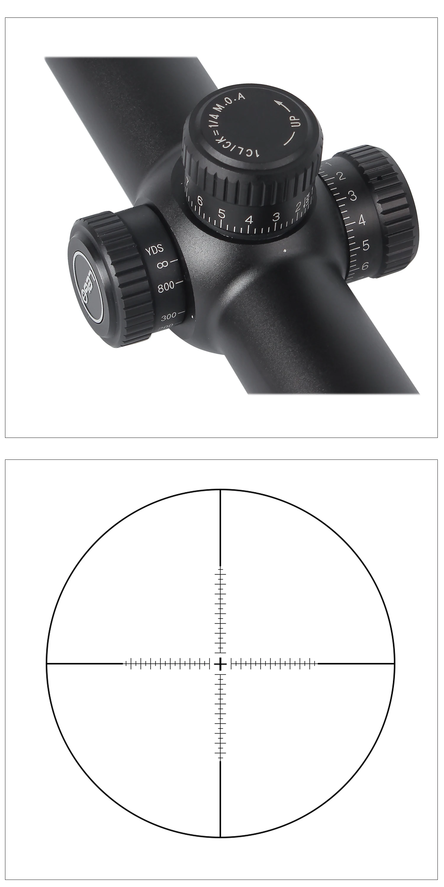 LEBO 3-12x40 FFP прицел тактический оптический прицел охотничья Оптика прицел red dot Тактический Страйкбол Винтовка аксессуары