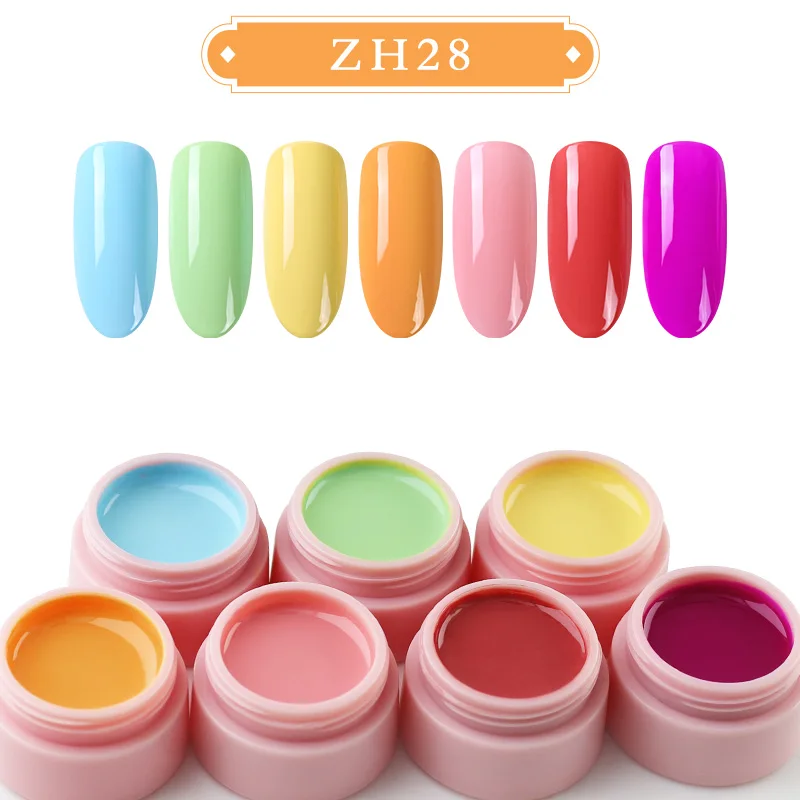 Arte Clavo Gel Set Pittura Del Chiodo Di Inchiostro Disegno Led 3D Uv Led Soak Off Arcobaleno 72 Colori Della Vernice Del Polacco Del Gel Vernice Ungh