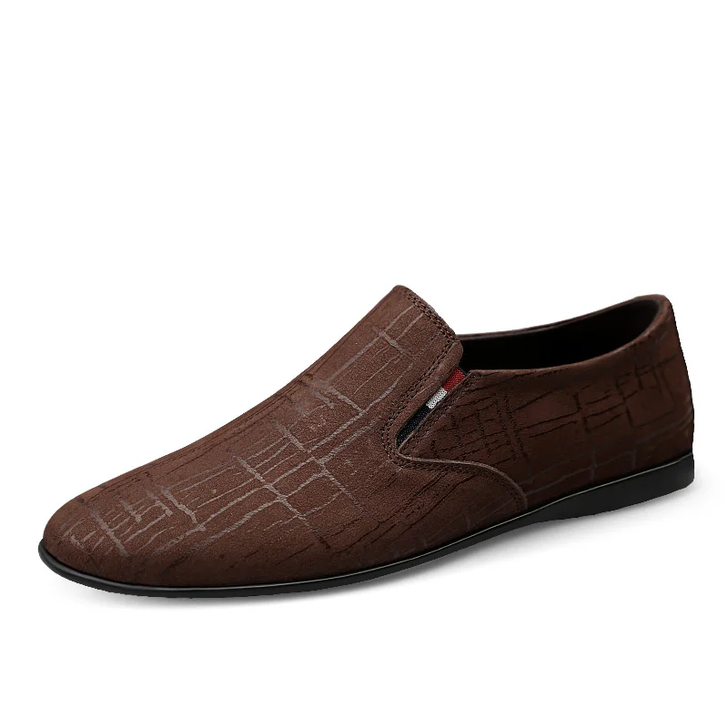 

2019 Leather Flats Spring New Product Casual, Breathable And Wearable Men's Washed Canvas Beans Shoes %6009