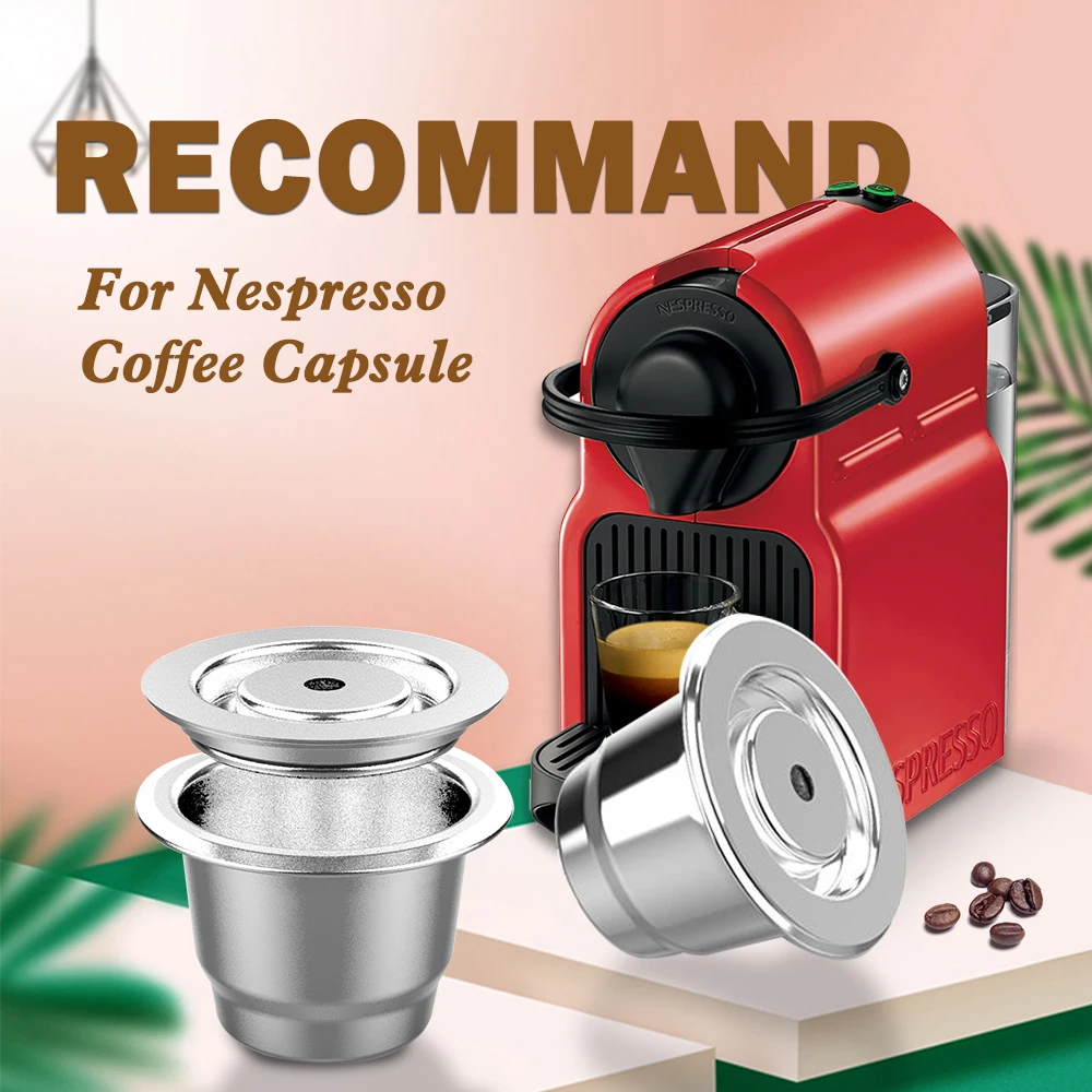 Капсулы ICafilas для эспрессо многоразовые капсулы из нержавеющей стали Nespresso | Дом и