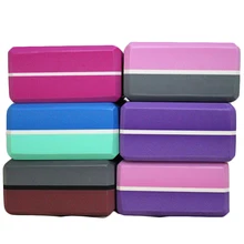 High Quality EVA Yoga Block Brick Sports Exercise Gym Foam Workout Stretching Aid Body Shaping Health Training Fitness A