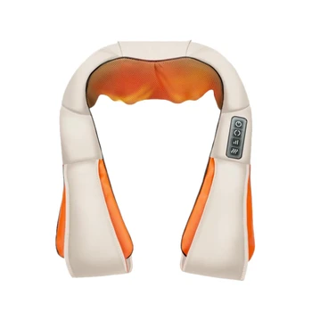 

U Shape Neck Shoulder Massager With Heat Shiatsu Back Massager Deep Tissue Kneading Pillow Massage Electric Full Body Massage