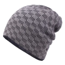 Новая стильная мужская и женская зимняя Удобная ветрозащитная Флисовая Шапка-бини, вязаная плотная теплая облегающая Шапка-бини, мягкая спортивная одежда