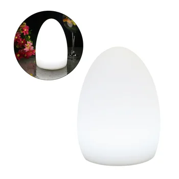 

LED Colorful Egg Shaped Night Light USB Charging Desk Lamp Table Lamp for Home Outdoor Bar - 10x15cm (Charging Style)