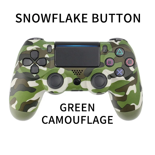 type1 army green Bluetooth Беспроводной джойстик для PS4 контроллер подходит для Игровые приставки 4 консоль для Игровые приставки Dualshock 4 геймпад для PS3 консоли геймпад джойстик для gamepad геймпад для пк для PS4 - Цвет: type1 army green
