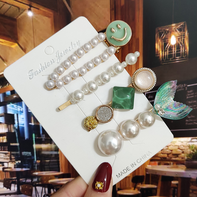 Starfish Hair Clip For Women 2022 Korean Acrylic Hairpins Geometric Crystal Hair Barrettes Girl Hair Accessories Hairgrip