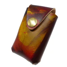 Высококачественный чехол для ключей из натуральной кожи ручной работы на ремешке, органайзер для ключей, органайзер для ключей, маленькая поясная сумка для мужчин и женщин, ZM-QCS