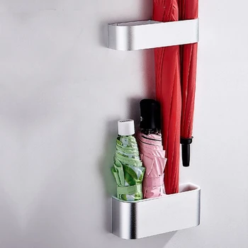 

Portable Wall-Mounted Umbrella Stand Rack Silver Umbrella Stand Storage Rack Home Office Umbrella Stand