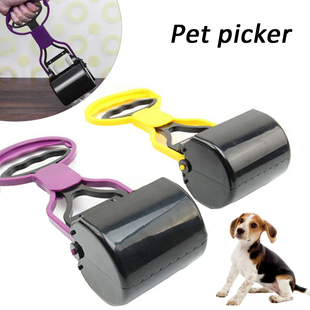 Pet Pooper Scooper с длинной ручкой захват, совок для уборки собачьих экскрементов для уборки животных отходы для собак щенков кошек отходы для уборки er инструменты для уборки на открытом воздухе