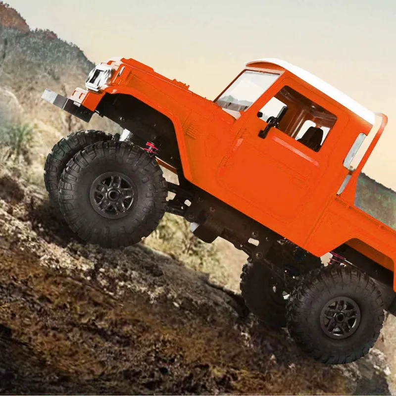 MN-45 for WPL FJ45 1:12 Scale RC Car RTR Version 2.4G 4WD RC Rock Crawler RC Remote Control Truck Toys Children Gift Orange MN-45 for WPL FJ45 1:12 Scale RC Car RTR Version 2.4G 4WD RC Rock Crawler RC Remote Control Truck Toys Children Gift Orange