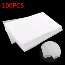 Papel de trazado translúcido, hojas de dibujo para caligrafía, manualidades, escritura, copia, suministros de oficina y escuela, 100 Uds.