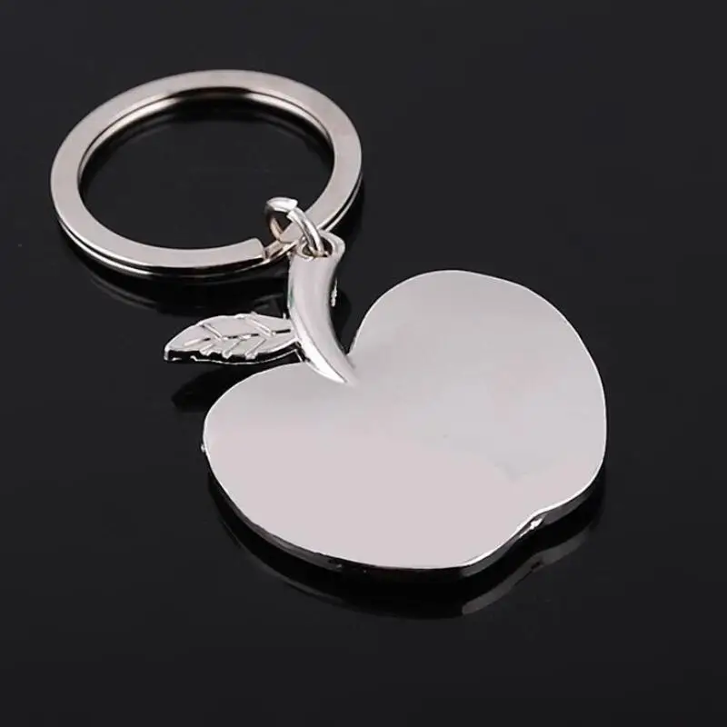 

Novelty Souvenir Metal Apple Key Chain Creative Gifts Apple Keychain Key Ring Trinket car key ring LX8532