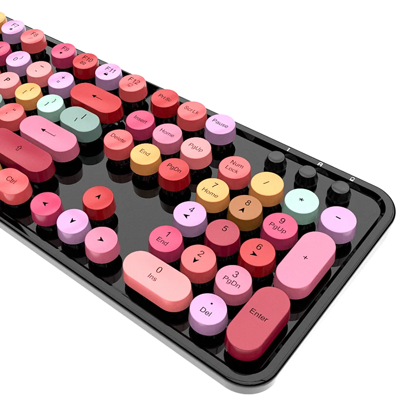 Mofii 甘い混合色かわいいポータブル 2 4ghz ワイヤレスキーボードとマウスセット少女ユニバーサルデスクトップノートブックのキーボードとマウス Keyboard Mouse Combos Aliexpress