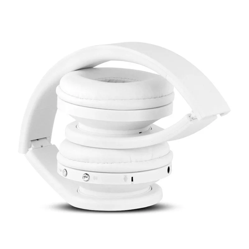FOOVDO Bluetooth Headphone Heavy Bass Wireless Headset with Microphone HiFi Sound Music Stereo Earphone for Video Game