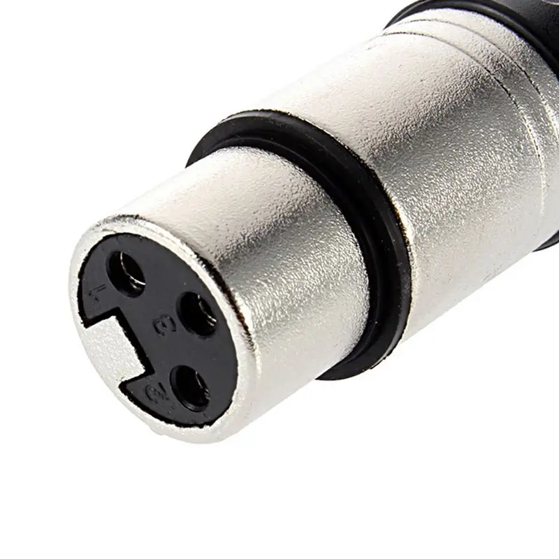 Мужской/женский XLR Jack 3 Pin микрофон аудио разъем(5 пар