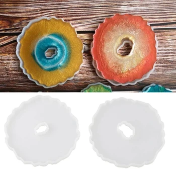 

3 Pcs/Set Crystal Epoxy Resin Mold Wine Glass Rack Coaster Casting Silicone Mould DIY Crafts Jewelry Making Tools