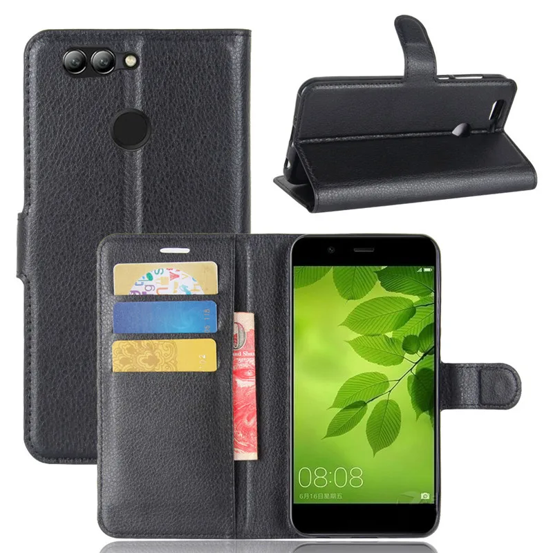 Huawei Nova 2 Case Cover 5.0 inch PU Leather Wallet Phone For Nova2 Flip Back Bag | Мобильные телефоны и аксессуары