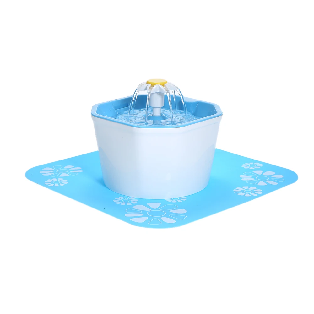 DADYPET автоматический фонтан для воды в виде кошки 1.6L Электрический фонтан для воды для собак поилка для домашних животных с подушечкой для питья домашних животных